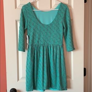NWT As U Wish 3/4 Sleeve Dress